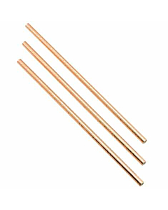 Paper Straws Copper 20cm (500pcs)