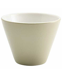 Genware Porcelain Pebble Conical Bowl 10.5cm/4"