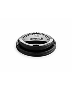 Vegware Compostable Black Hot Cup Lids 10-20oz
