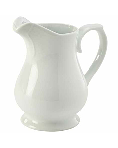 Genware Porcelain Traditional Serving Jug 14cl/5oz