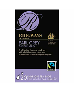 Ridgways Earl Grey Fairtrade Envelope Tea Bags