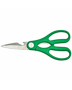 Stainless Steel Kitchen Scissors 8" Green