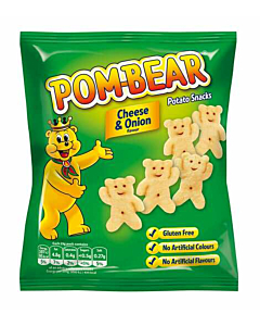 Pom Bears Cheese and Onion Crisps