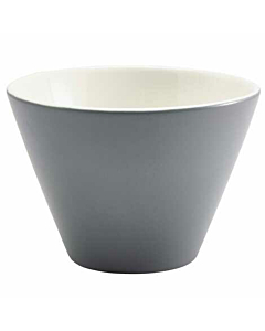 Genware Porcelain Graphite Conical Bowl 12cm/4.75"