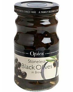 Opies Pitted Black Olives in Brine