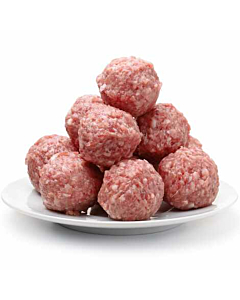 William White Frozen Halal British Beef Meatballs 80%