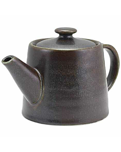 Terra Porcelain Black Teapot 50cl/17.6oz