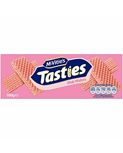 McVities Tasties Pink Wafers
