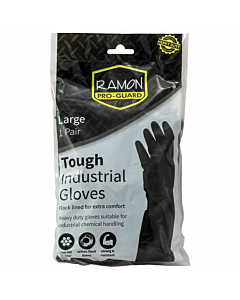 Ramon Pro-Guard Heavy Duty Rubber Gloves Large