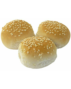 Barkers Mini Sesame Seed Topped Burger Buns 2inch/5cm