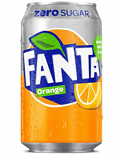 Fanta Orange Zero Sugar Cans