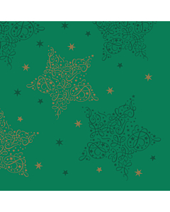 Swantex Merry & Bright Green Christmas Napkins 33cm 2ply