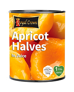 Royal Crown Apricot Halves In Juice