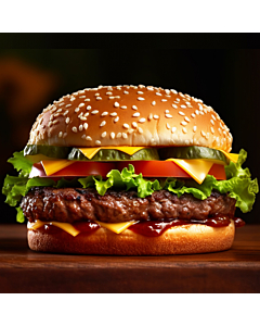 Caterfood Select Frozen 100% Beef Burgers 6oz