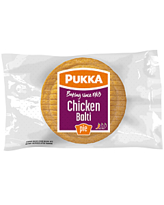 Pukka Frozen Baked Chicken Balti Pies