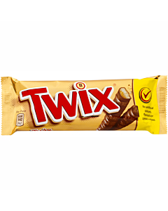 Twix Caramel & Milk Chocolate Fingers Biscuit Snack Bar
