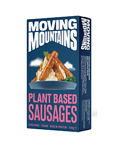 Moving Mountains Frozen Plant Based Vegan Sausages