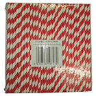 Swantex Red & White Paper Straws