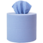 Poppies 2 Ply Blue Centrefeed Rolls 170mm x 150m