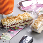 Handmade Cake Frozen Gluten Free Coconut & Raspberry Slice