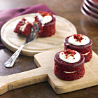 Handmade Cake Frozen Vegan Red Velvet Mini Cakes