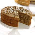 Handmade Cake Frozen Triple Layer Coffee & Walnut Cake