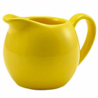 Genware Porcelain Yellow Jug 14cl/5oz