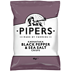 Pipers Karnataka Black Pepper & Sea Salt Crisps