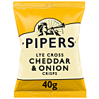 Pipers Lye Cross Cheddar & Onion Crisps