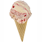 Kellys Raspberry Ripple Dairy Ice Cream