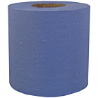 Poppies 2 Ply Blue Centrefeed Rolls 170mm x 104m