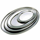 GenWare Stainless Steel Oval Flat 30cm/12"