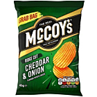 McCoys Cheddar & Onion Flavour Crisps Grab Bags