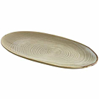 Terra Porcelain Grey Organic Platter 31cm