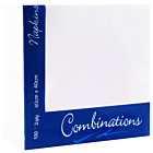 Combinations 2 Ply White Napkins 40cm - unit