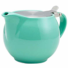 GenWare Porcelain Green Teapot with St/St Lid & Infuser 50cl