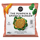 Strong Roots Frozen Pumpkin & Spinach Burger