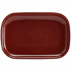 Terra Stoneware Rustic Red Rectangular Plate 29 x 19.5cm