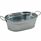 Galvanised Steel Serving Bucket 23 x 15 x 7cm