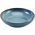 Terra Porcelain Aqua Blue Coupe Bowl 27.5cm