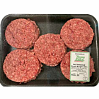 Fresh British 2oz Seasoned Steak Burgers