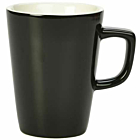 Genware Porcelain Black Latte Mug 34cl/12oz