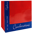 Combinations 2 Ply Red Napkins 33cm - unit