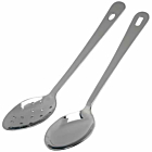 S/St.Perforated Spoon 10" With Hanging Hole