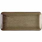 Terra Porcelain Grey Narrow Rectangular Platter 30 x 14cm