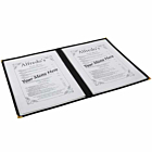 American Style Clear Menu Holder - 2 Page