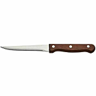 Steak Knife Dark Wood Handle Full Tang (Dozen)