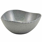 Grey Granite Melamine Triangular Buffet Bowl 25cm