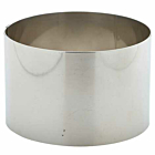 Stainless Steel Mousse Ring 9x6cm