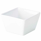 Genware Porcelain Square Dish 8.5 x 5.5cm/3.25 x 2.25"